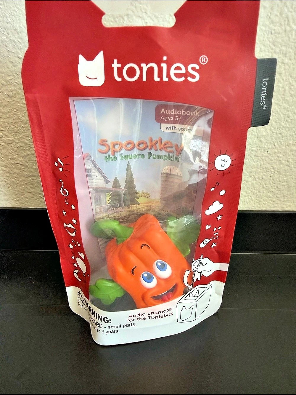 tonies Spookley the Square Pumpkin Audio Toy Figurine Halloween
